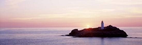 EAN 7429717237241 product image for PPI68690S Sunset Godrevy Lighthouse Cornwall England United Kingdom Poster Print | upcitemdb.com