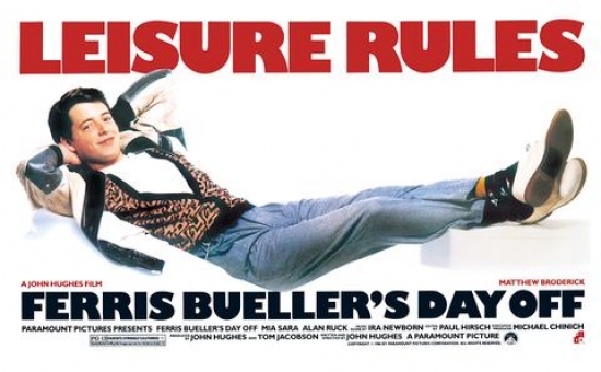 Xps1366 Ferris Beullers Day Off Leisure Rules Poster Print, 24 X 36