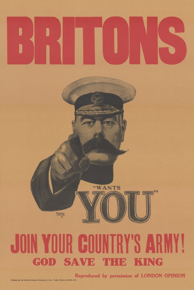 Pphpdp81046 Wwi Poster 1916 Kitchener Needs You Poster Print By Alfred Leete, 18 X 24