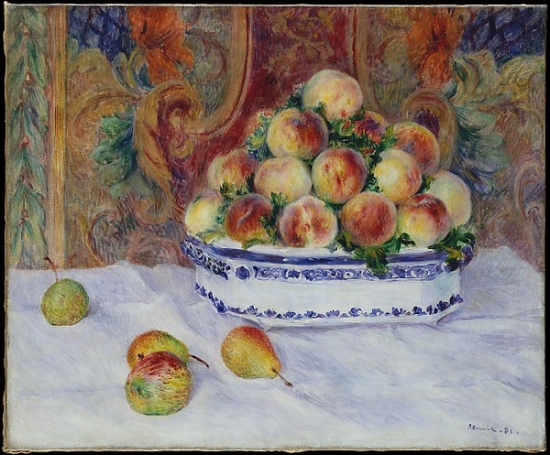 Met437429 Still Life With Peaches Poster Print By Auguste Renoir, French Limoges 1841 1919 Cagnes-sur-mer, 18 X 24