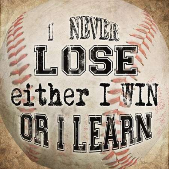 Galaxy Of Graphics Pdx17137small Baseball Quote Poster Print By Katrina Craven, 12 X 12 - Small