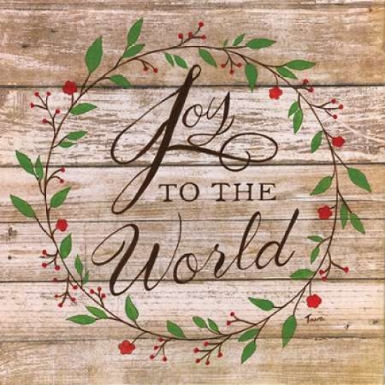 Joy To The World Poster Print By Tava Studios, 24 X 24 - Large