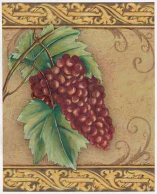 Grape Tapestry I Poster Print By Susan Osborne, 20 X 24 - Large