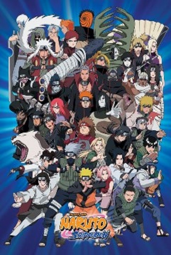 Xpe160325 Naruto Characters Universe Poster Print, 24 X 36
