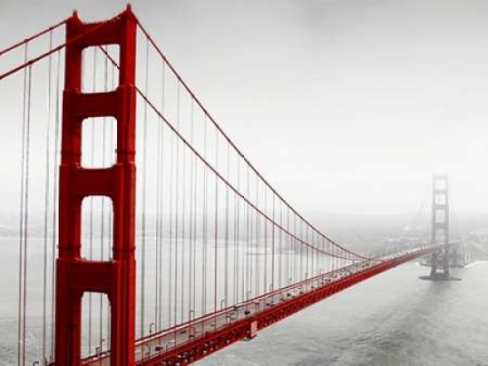 Pdxin2592large Golden Gate Bridge In Fog Poster Print By Photoinc Studio, 22 X 28 - Large