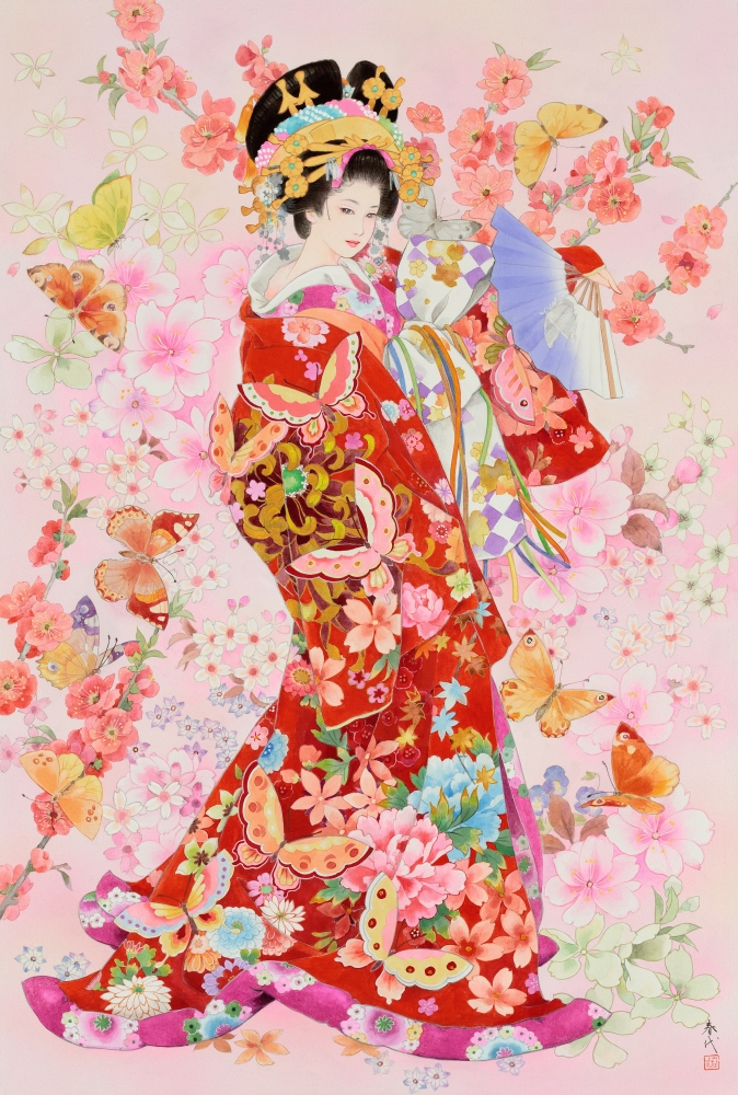 Mgl601288large Sakura Momo Poster Print By Haruyo Morita, 24 X 36 - Large
