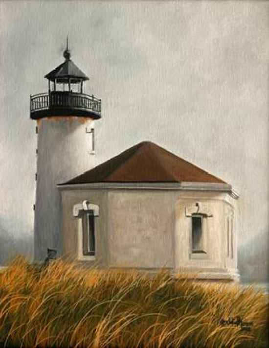 Pdxpt1086small Coquil Lighthouse Poster Print By Julie Peterson, 11 X 14 - Small