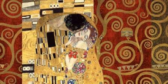 Pdx2gk122small The Kiss-gold Poster Print By Gustav Klimt, 10 X 20 - Small
