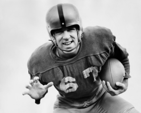 Superstock Sal25521762 Close-up Of A Football Player Holding A Football Poster Print, 18 X 24