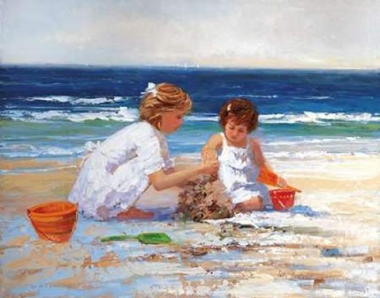 Galaxy Of Graphics Pdx15305small On The Shore Poster Print By Sally Swatland, 11 X 14 - Small