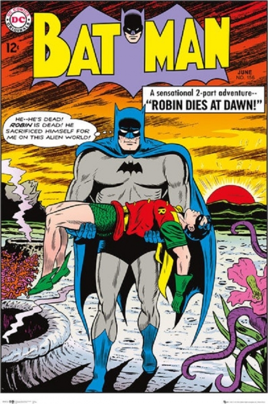 Xpe160332 Batman Comics - Robin Dies At Dawn Poster Print, 24 X 36