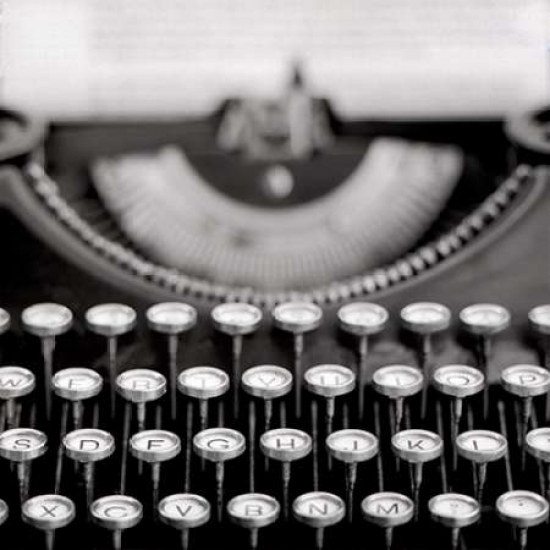 Pdxabsl131small Retro-typewriter - 1 Poster Print By Alan Blaustein, 12 X 12 - Small