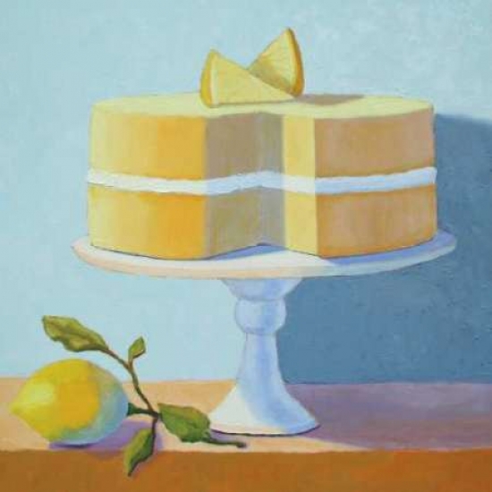 Pdxd837dsmall Double Layer Lemon Cake Poster Print By Patricia Doherty, 12 X 12 - Small