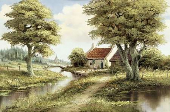Dutch Country Scene Poster Print By Reint Withaar, 12 X 18 - Small