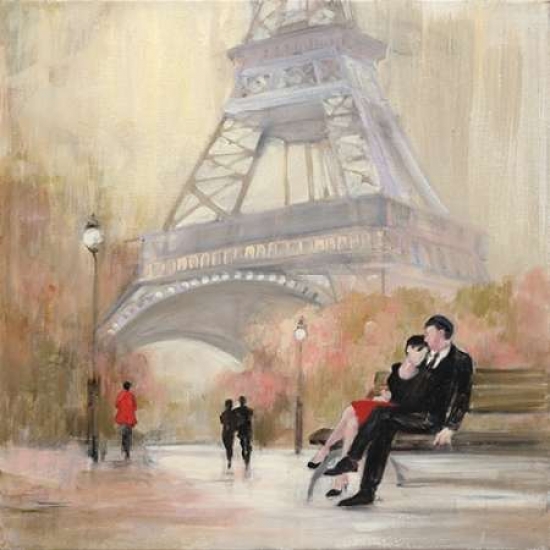 Pdx20065large Romantic Paris I Red Jacket Poster Print By Julia Purinton, 24 X 24 - Large