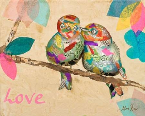 Pdx9844bsmall Band Of Inspired Birds I Poster Print By Gina Ritter, 8 X 10 - Small