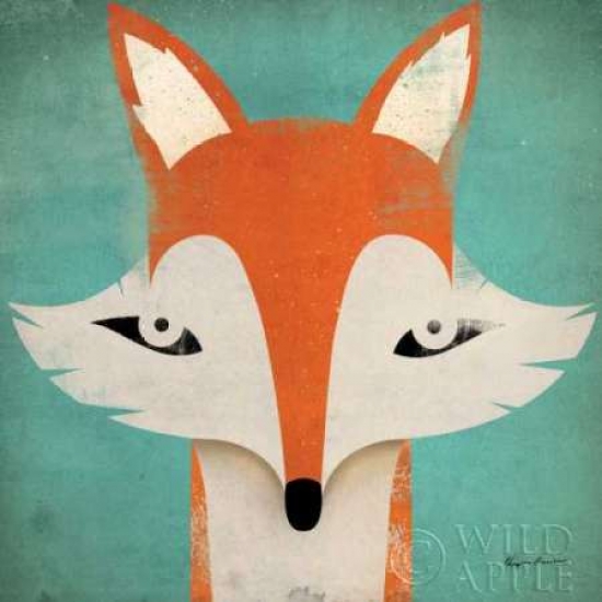Pdx11613small Fox Poster Print By Ryan Fowler, 12 X 12 - Small