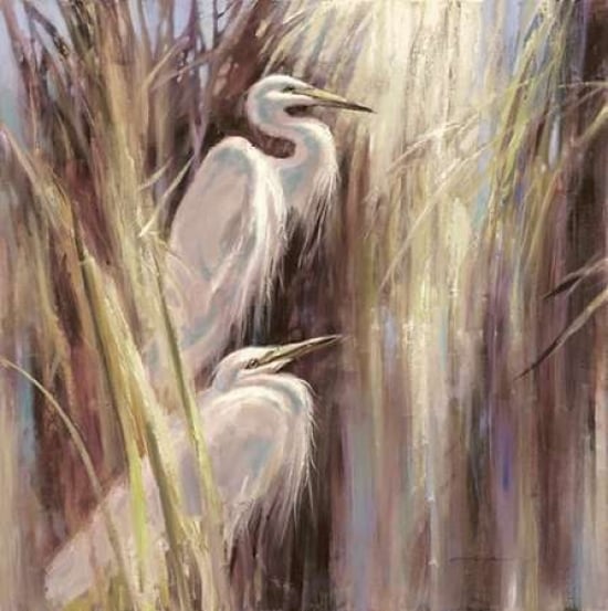 UPC 747216492006 product image for Seaside Egrets Poster Print by Brent Heighton, 12 x 12 - Small | upcitemdb.com