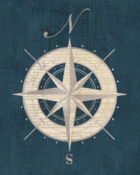 Compass Rose Poster Print By Sam Appleman, 10 X 12 - Small