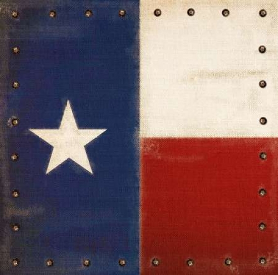 Pdx911app1091small Vintage Texas Flag Poster Print By Sam Appleman, 12 X 12 - Small