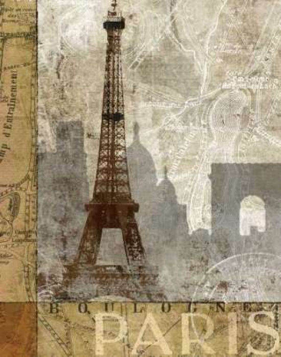 Pdx5921small April In Paris Poster Print By Keith Mallett, 11 X 14 - Small