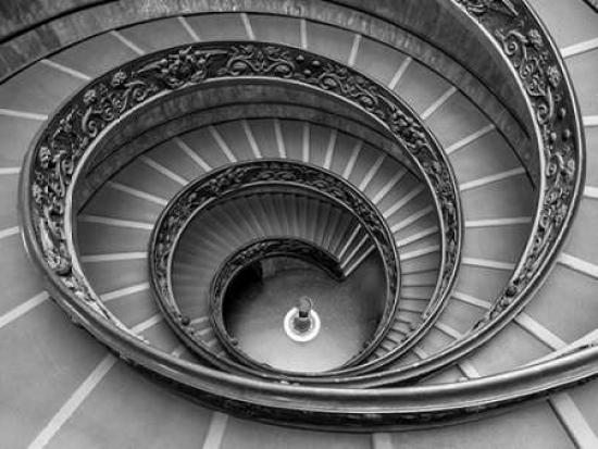 Pdxaf201411141324c01large Spiral Staircase At The Vatican Museum Rome Italy Poster Print By Assaf Frank, 18 X 24 - Large