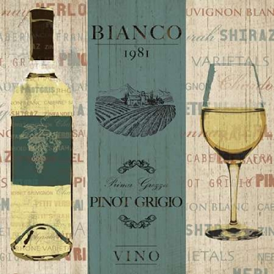 Pdxpb26052large Vino Bianco 1981 Poster Print By Piper Ballantyne, 24 X 24 - Large