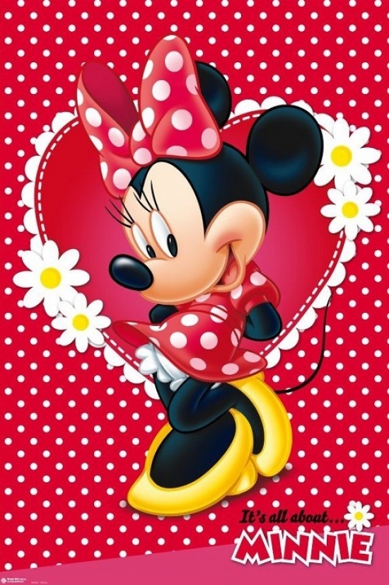 Xpe160361 Minnie Mouse - Its All About Poster Print, 24 X 36