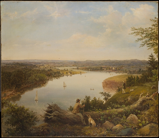 Met461366 The Hudson River Valley Near Hudson New York Poster Print By American Painter, 18 X 24