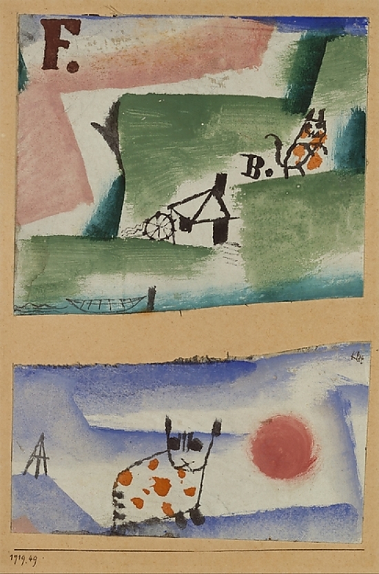 Met483131 Tomcats Turf Poster Print By Paul Klee, 18 X 24