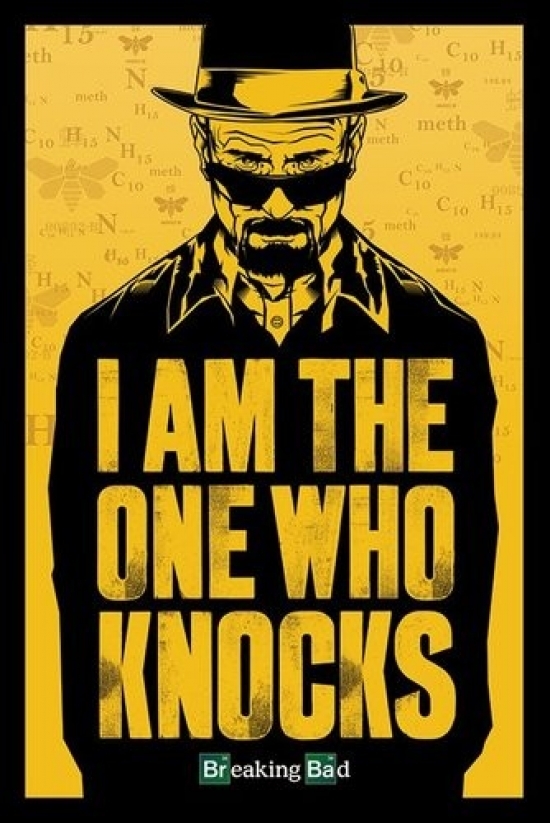 Pyramid Posters Xpe159989 Breaking Bad - I Am The One Who Knocks Poster Print By, 24 X 36