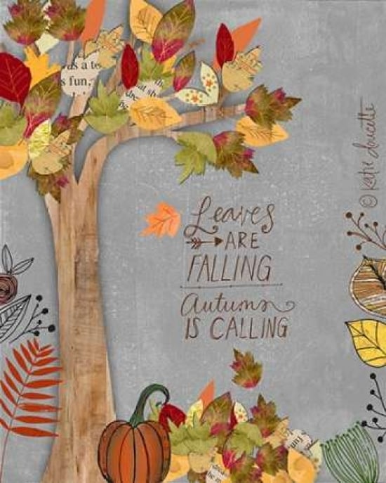 Pdxka1213small Autumn Is Calling Poster Print By Katie Doucette, 8 X 10 - Small