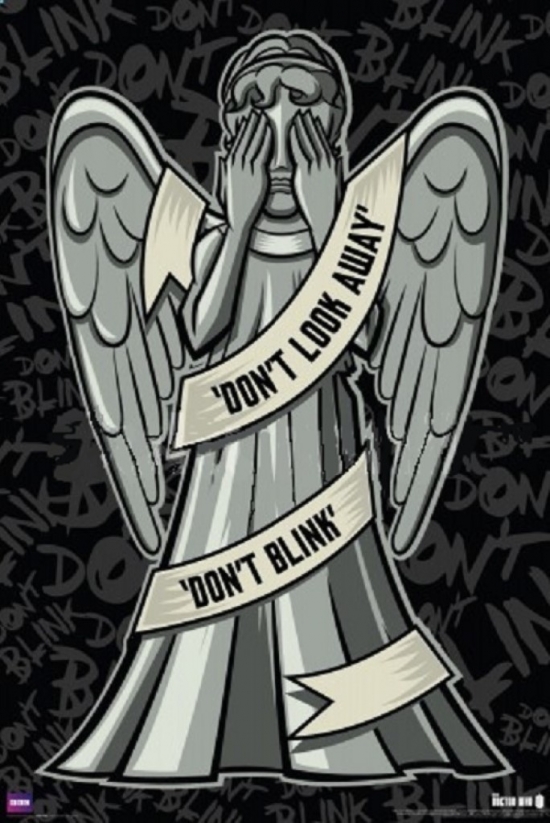 Xpe160307 Doctor Who - Weeping Angel Poster Print, 24 X 36