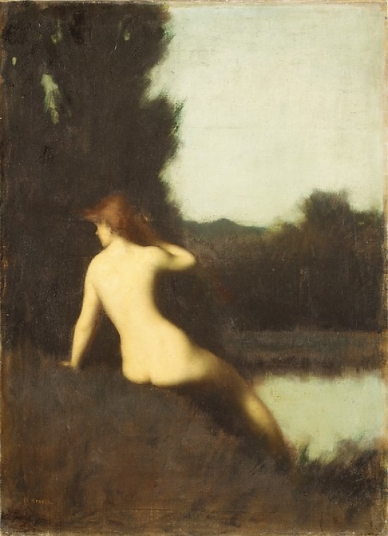 Met436644 A Bather, Echo Poster Print By Jean-jacques Henner, French Bernwiller 1829 1905 Paris, 18 X 24