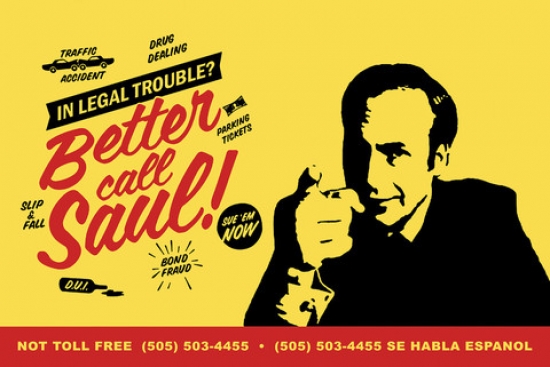 Xpsmx5043 Better Call Saul Legal Trouble Poster Print, 24 X 36