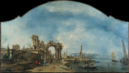 Met436593 Fantastic Landscape Poster Print By Francesco Guardi, Italian Venice 1712 1793 Venice, 18 X 24