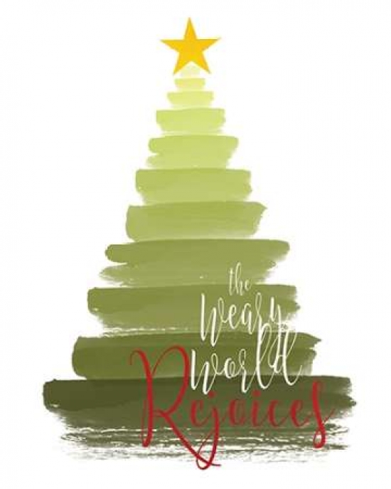 Pdxag1155small The Weary World Rejoices Poster Print By Alli Rogosich, 8 X 10 - Small