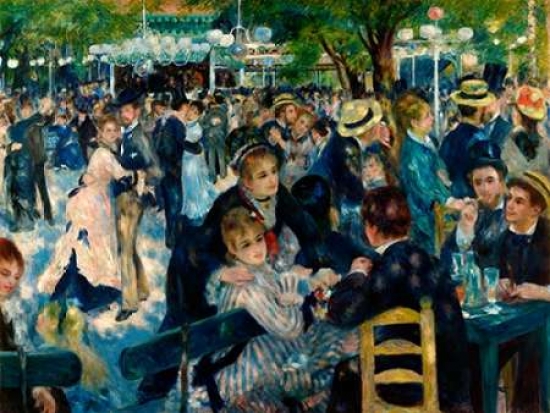 Dance At Le Moulin De La Galette Poster Print By Pierre-auguste Renoir, 22 X 28 - Large