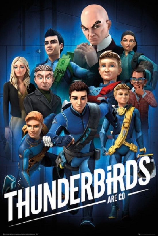 Xpe160508 Thunderbirds Are Go Poster Print, 24 X 36