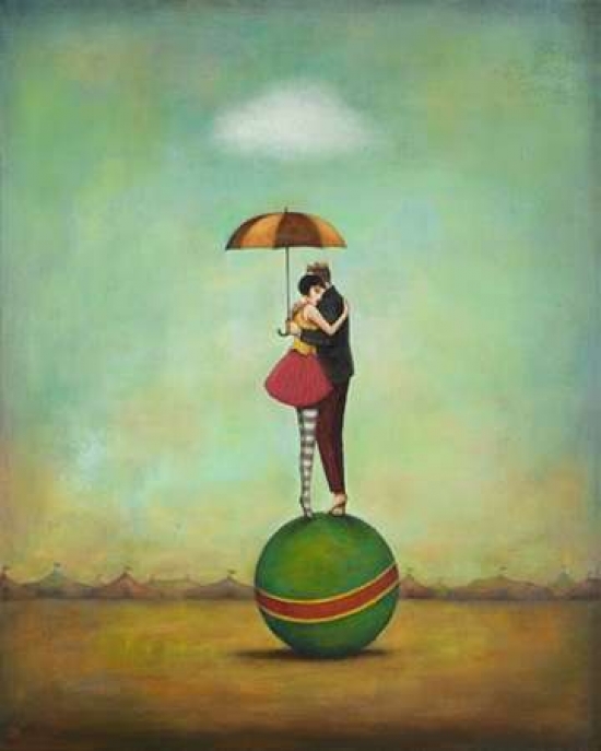 Pdxh1104dsmall Circus Romance Poster Print By Duy Huynh, 8 X 10 - Small