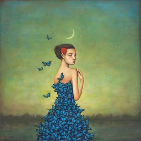 Pdxh1264dsmall Metamorphosis In Blue Poster Print By Duy Huynh, 12 X 12 - Small