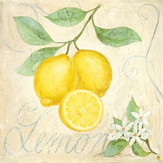 Pdx99224small Lemon Poster Print By Linda Moore, 12 X 12 - Small
