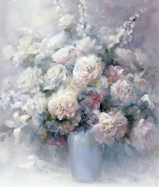 White Bouquet Poster Print By Willem Haenraets, 12 X 12 - Small