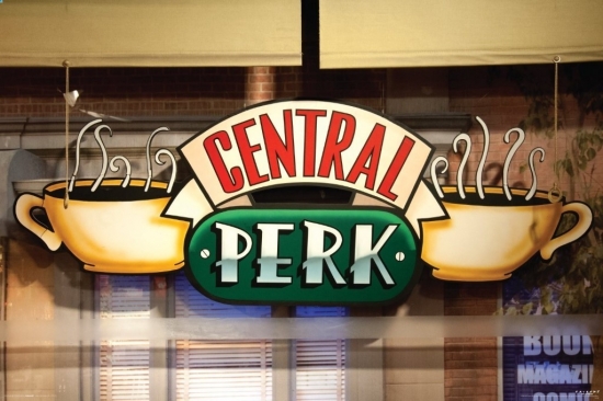 Xpe160277 Friends - Central Perk Window Poster Print, 24 X 36