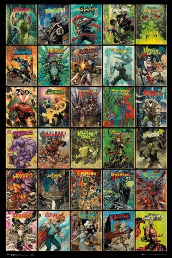 Xpe160331 Dc Comics Forever Evil Compilation Poster Print, 24 X 36