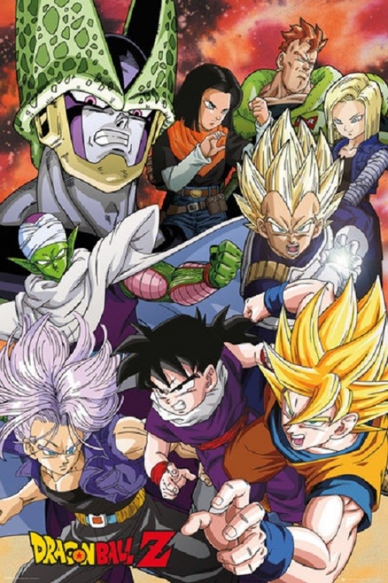 Dragon Ball Z Perfect Cell Saga Poster Print, 24 X 36