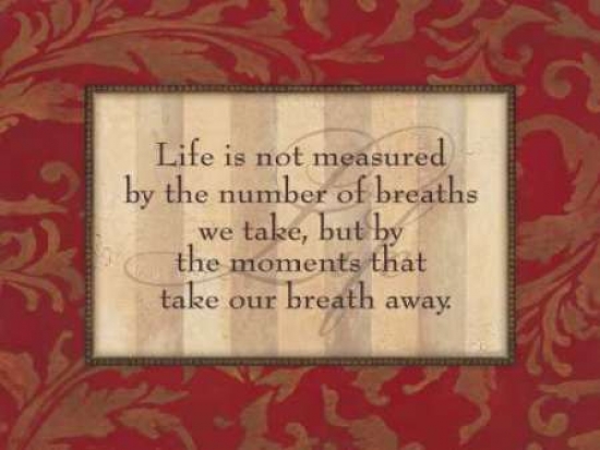 Pdxsm6390large Life Is Not Measured Poster Print By Stephanie Marrott, 18 X 24 - Large