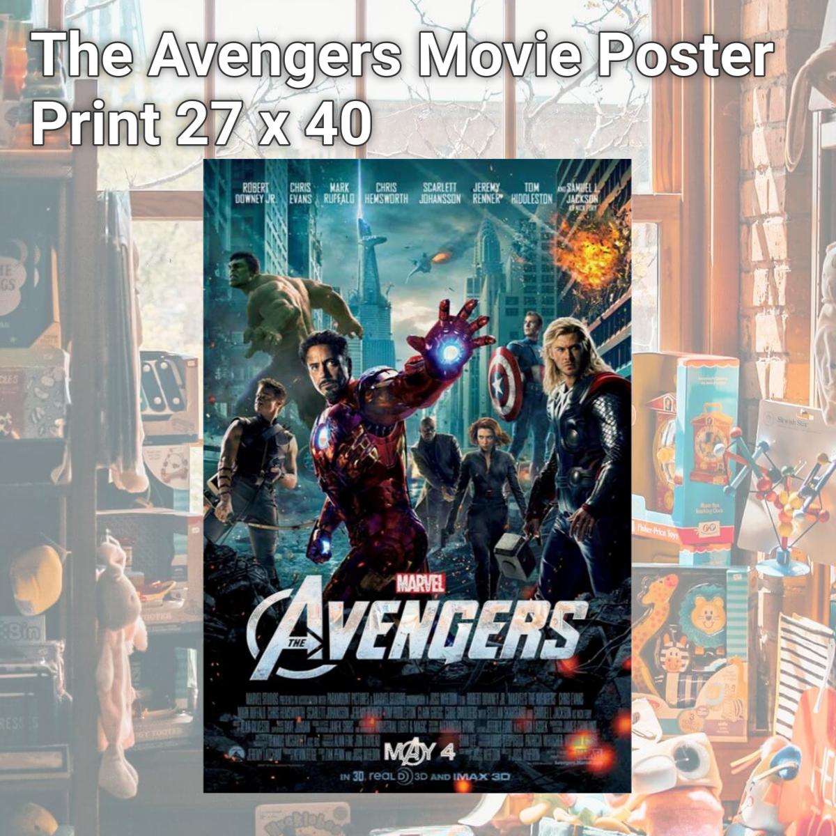 Picture of Pop Culture Graphics MOVAB45105 The Avengers Movie Poster Print, 27 x 40