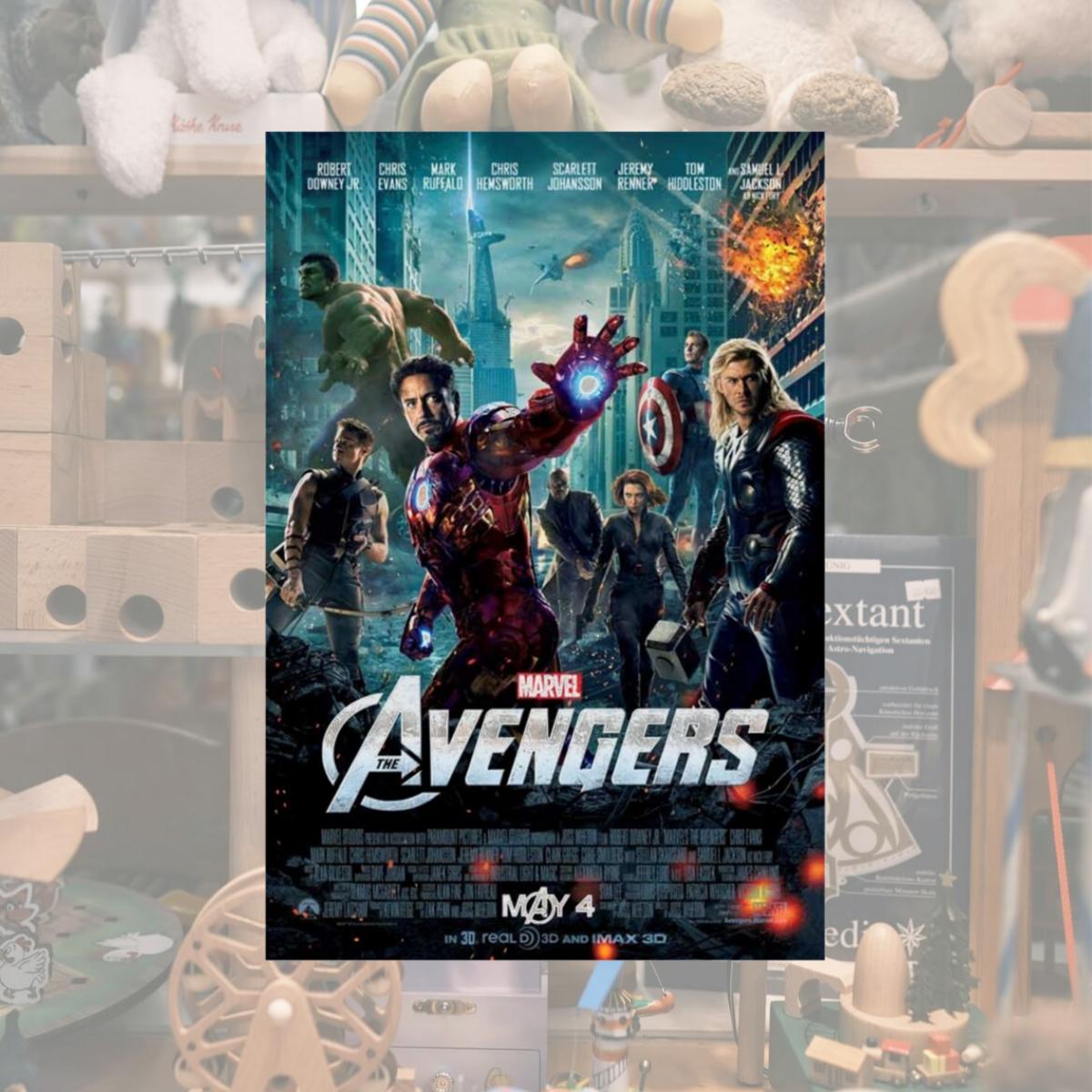 Picture of Pop Culture Graphics MOVAB45105 The Avengers Movie Poster Print, 27 x 40