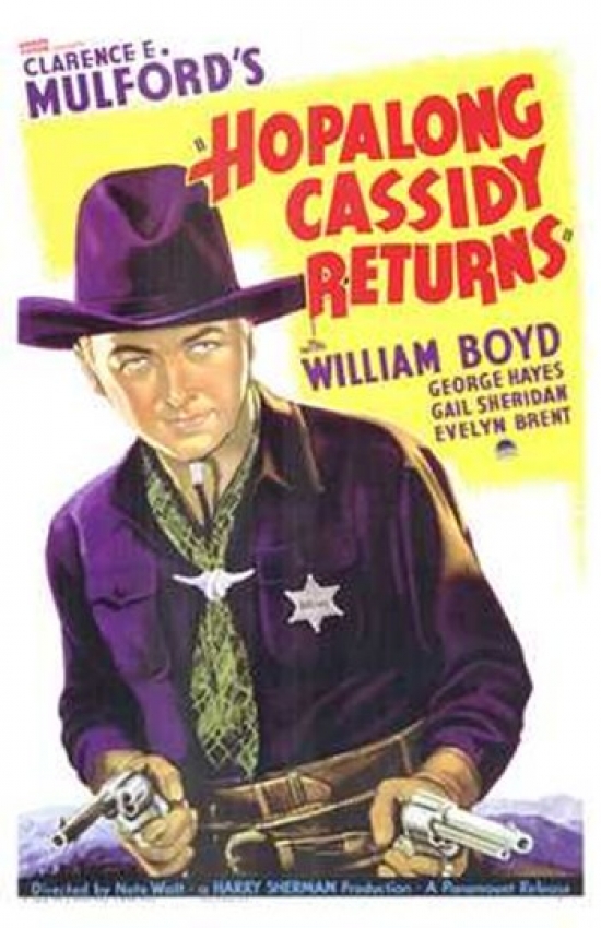 Mov142720 Hopalong Cassidy Returns Movie Poster, 11 X 17